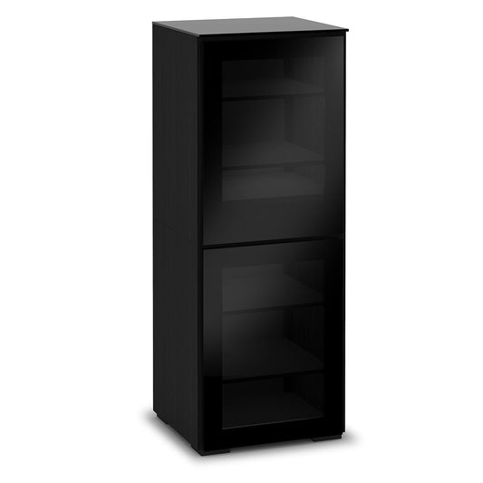 Salamander Designs Oslo 617 AV Cabinet - Black Glass