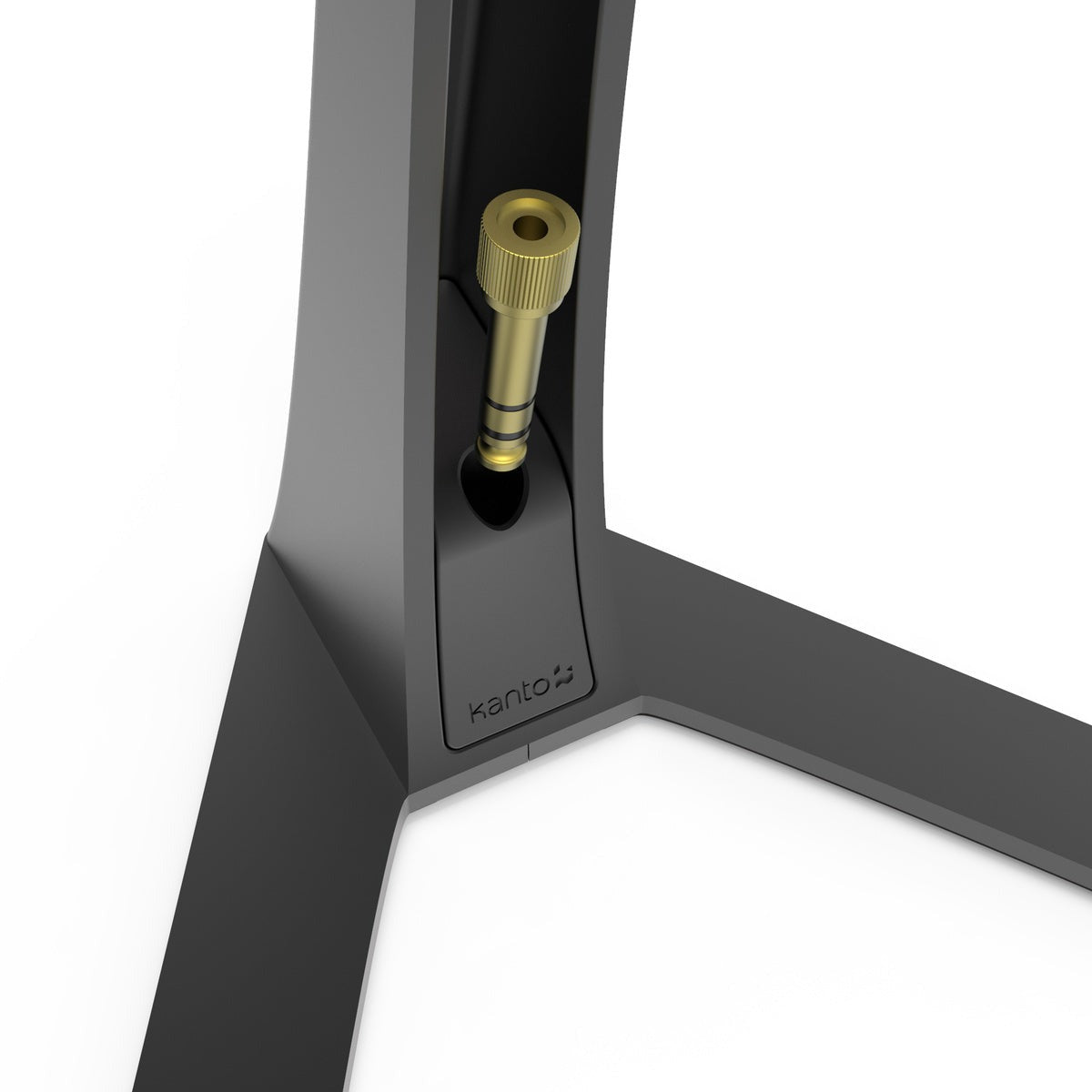 Kanto H3 Universal Desktop Headset Stand with Silicone Padding and Adapter Holder