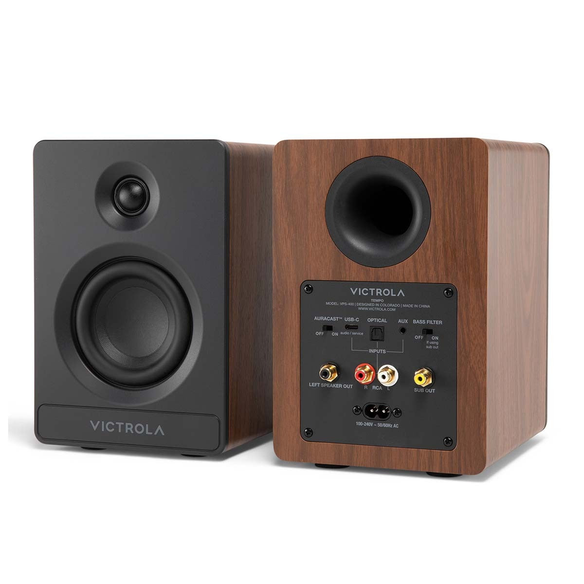 Victrola Tempo Bluetooth Bookshelf Speakers