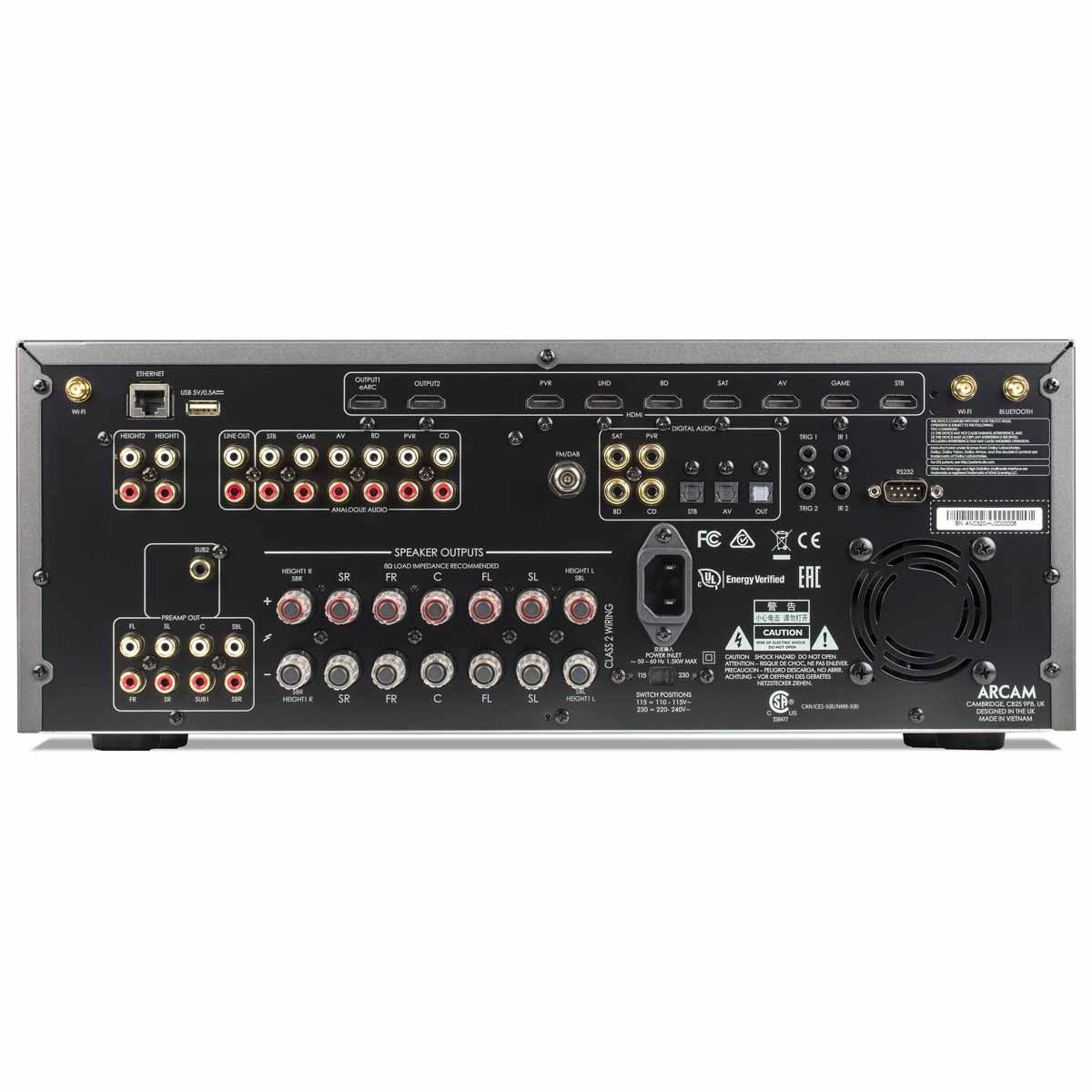 ARCAM AVR5 Class AB AV Receiver