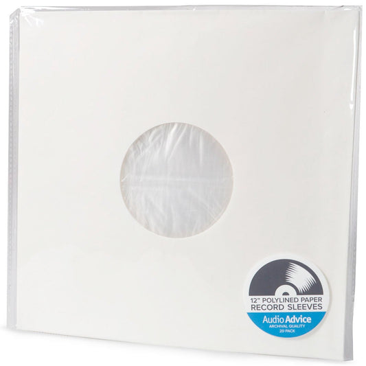 Audio Advice Paper Record Sleeves (20 pk)