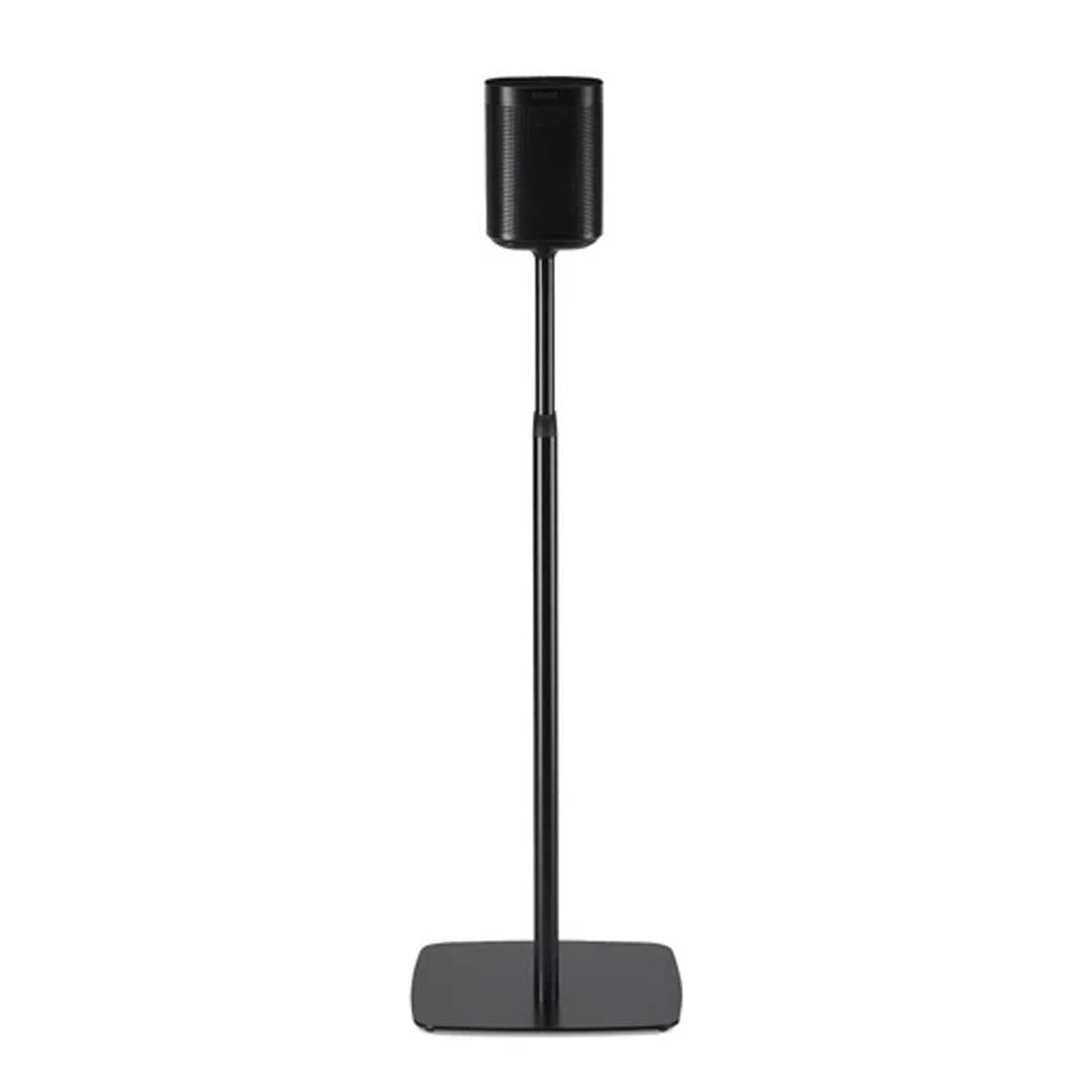 Flexson Adjustable Floor Stand For Sonos One Or Play:1 (Pair, Black)