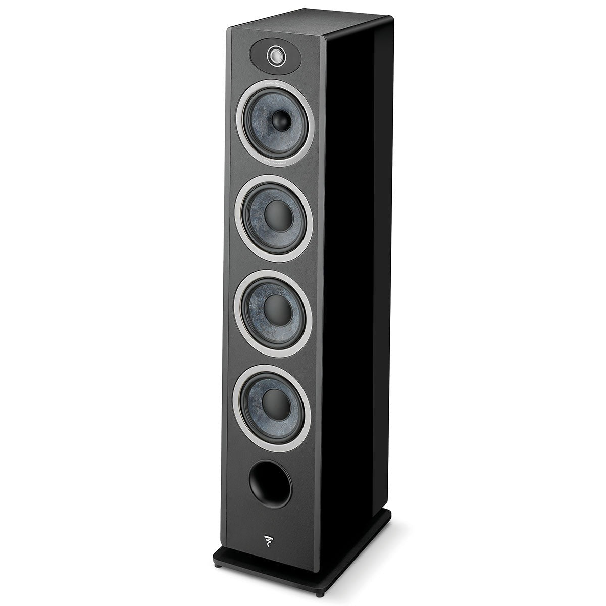Focal Omada N3 Floor Standing Speaker Black High Gloss - Each