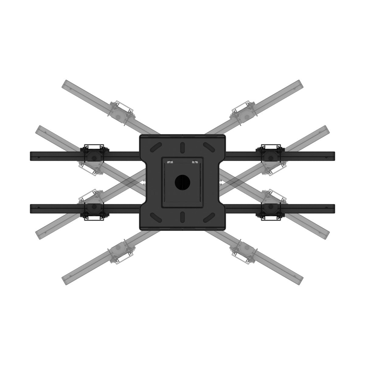 Kanto CM600BTB Back-to-Back Dual Screen TV Ceiling Mount for 40” to 80” TVs