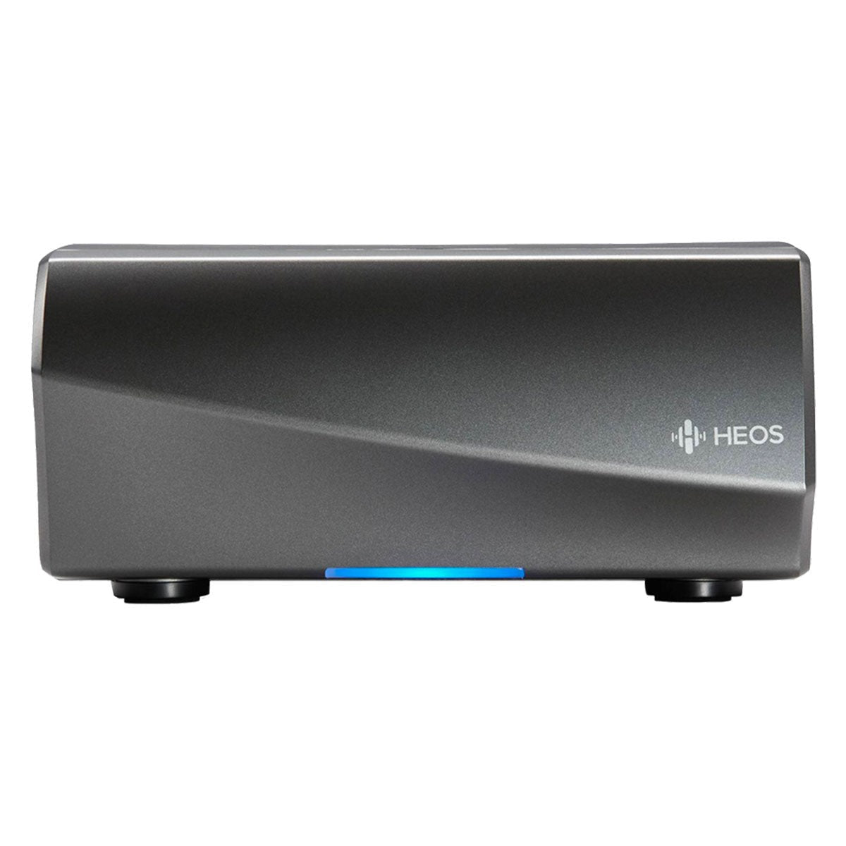 Denon HEOS Link Wireless Pre-Amplifier For Multi-Room Audio - Series 2 (New Version), Amazon Alexa Compatibility, Powered Subwoofer Connection, Black with Silver, 2.91 x 6.14 x 5.83