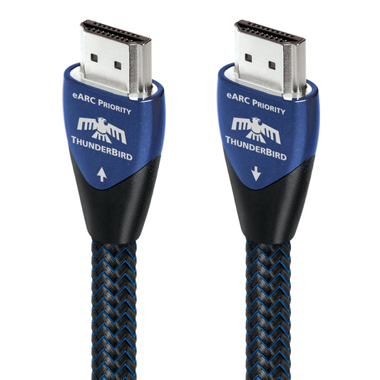 AudioQuest ThunderBird eARC Priority 2.1 HDMI Cable - 8K/10K Ultra HD, Gaming, High-Speed, 48Gbps, HDR, eARC Priority