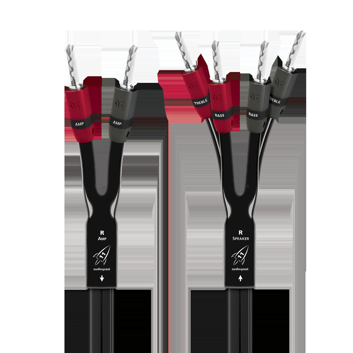 AudioQuest Rocket 11 Single BiWire Speaker Cable w/ SureGrip 300 Connectors