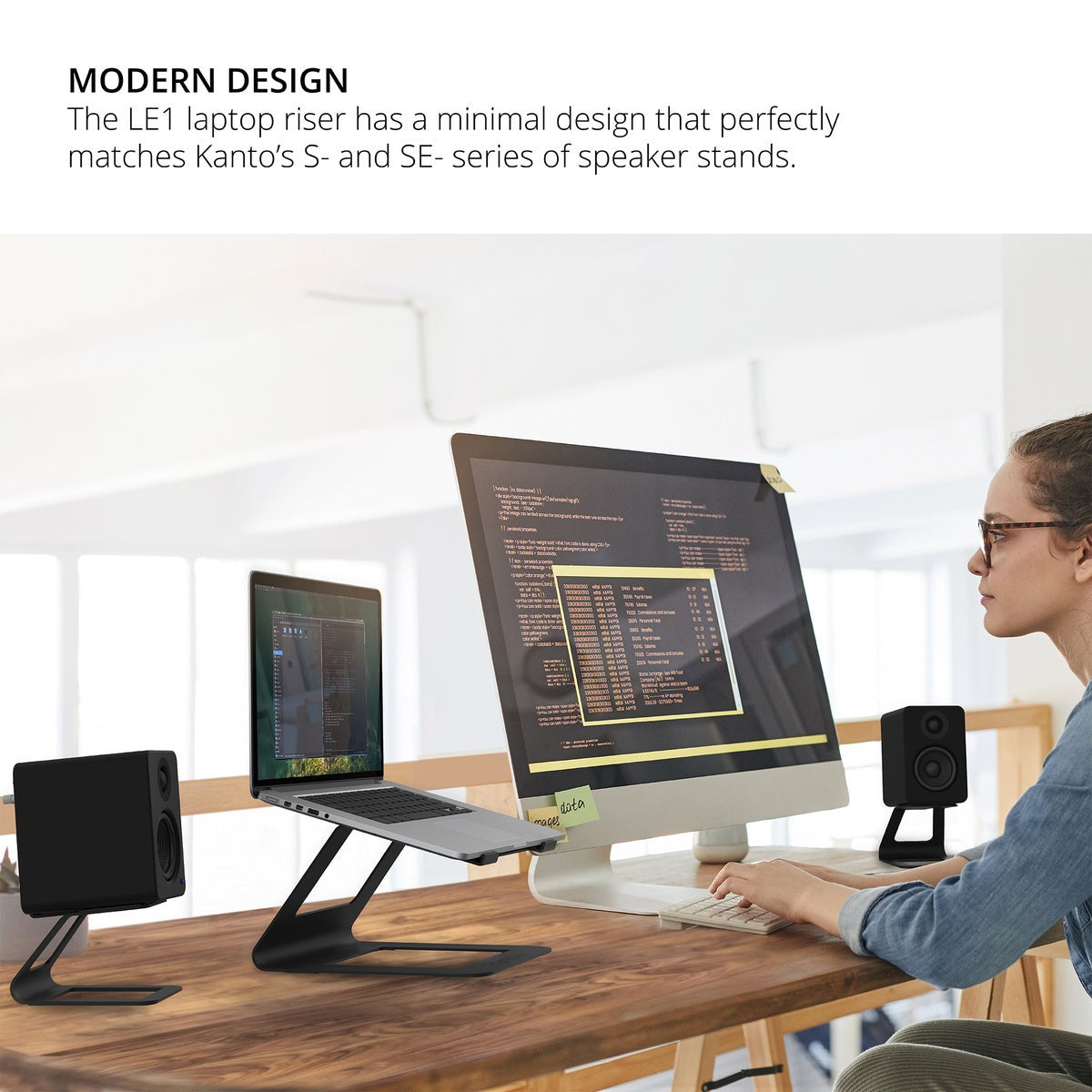 Kanto LE1 Ergonomic Universal Riser Laptop Stand