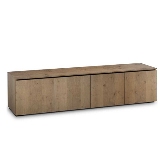 Salamander Designs Lancaster 247 Quad-Width AV Cabinet - Barnboard Oak