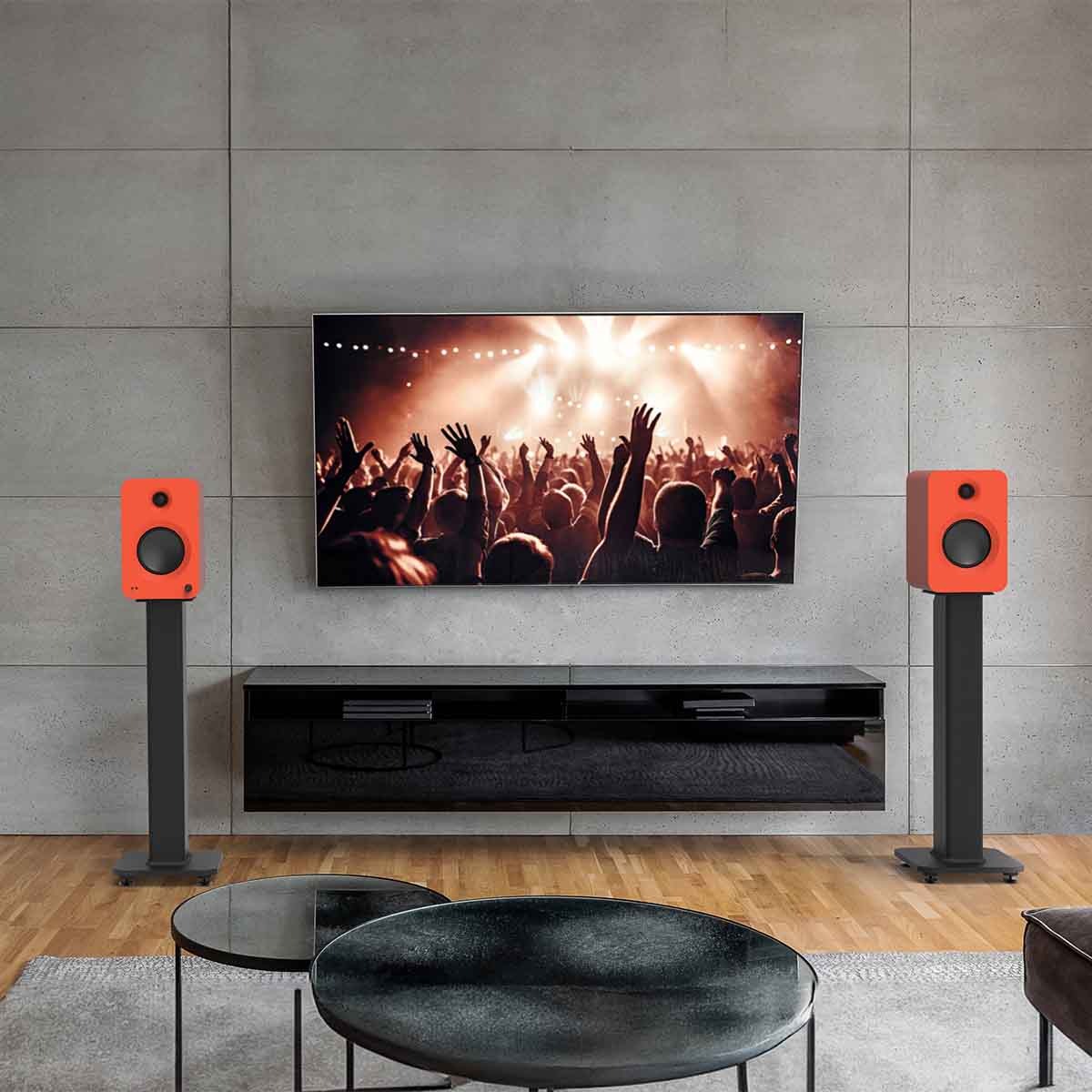 Kanto REN 200W Powered Bookshelf Speakers - Pair