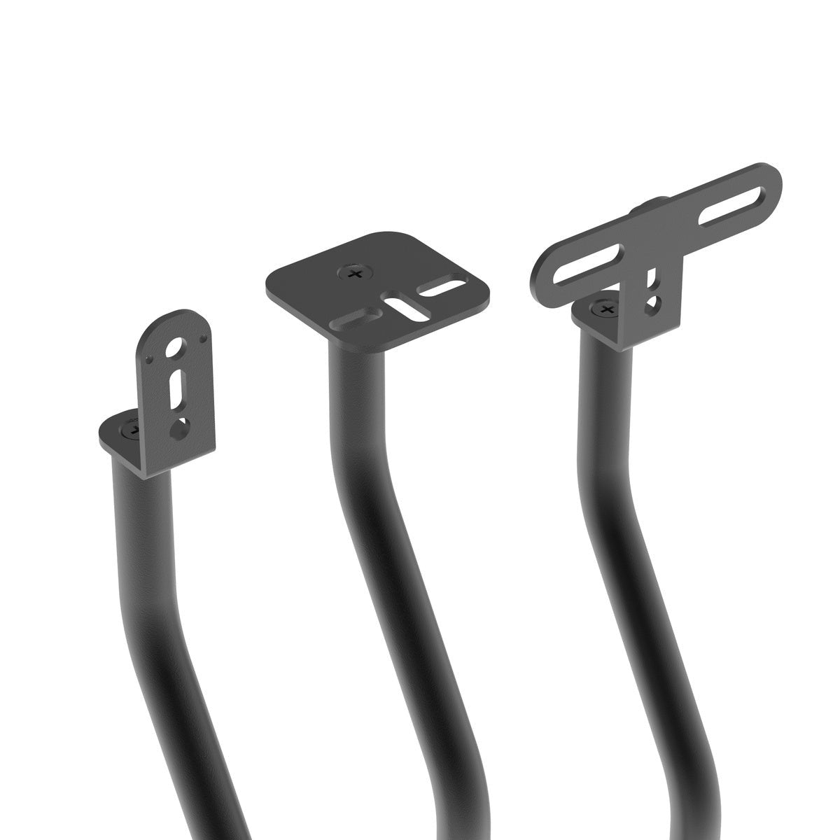 Kanto SLH Universal Height Adjustable Speaker Stands for Satellites up to 9 lbs - Black (Pair)