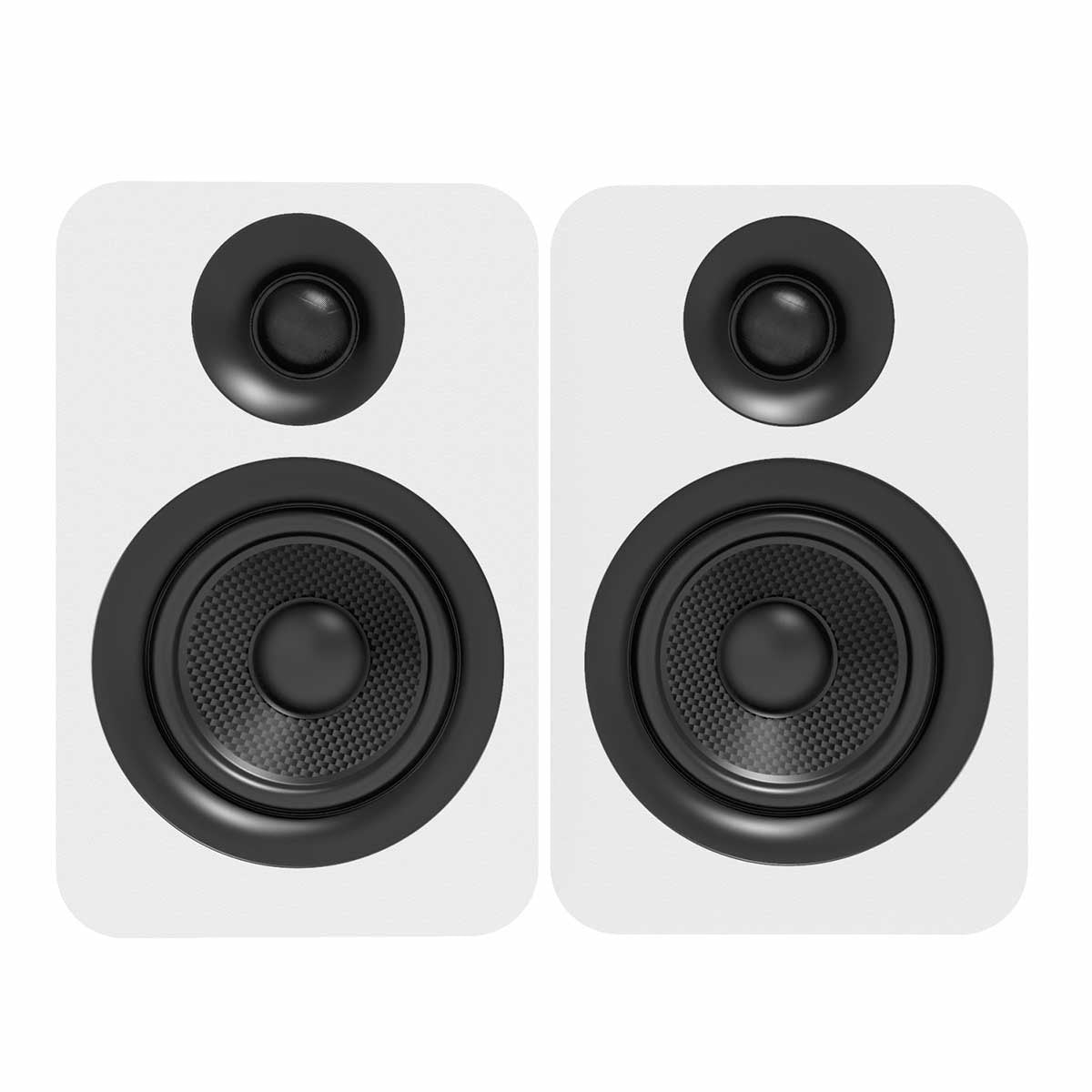 Kanto OPEN BOX YU Passive 4" Bookshelf Speakers - Matte White - Pair - A Grade