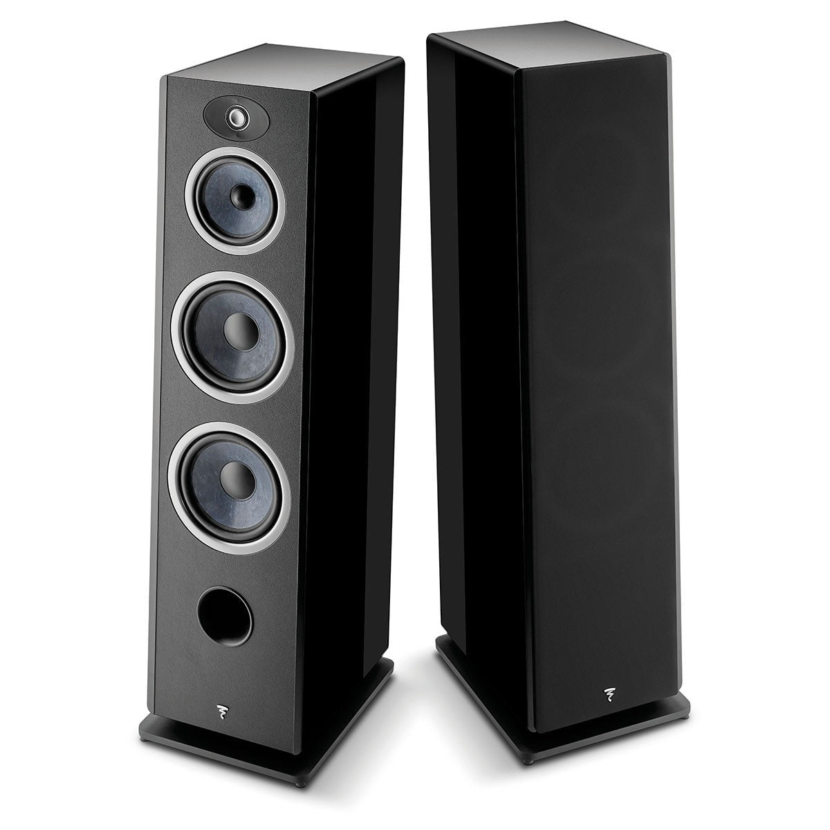 Focal Omada N4 Floor Standing Speaker Black High Gloss - Each