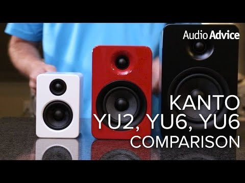 Kanto YU6 Powered Bookshelf Speakers - Pair