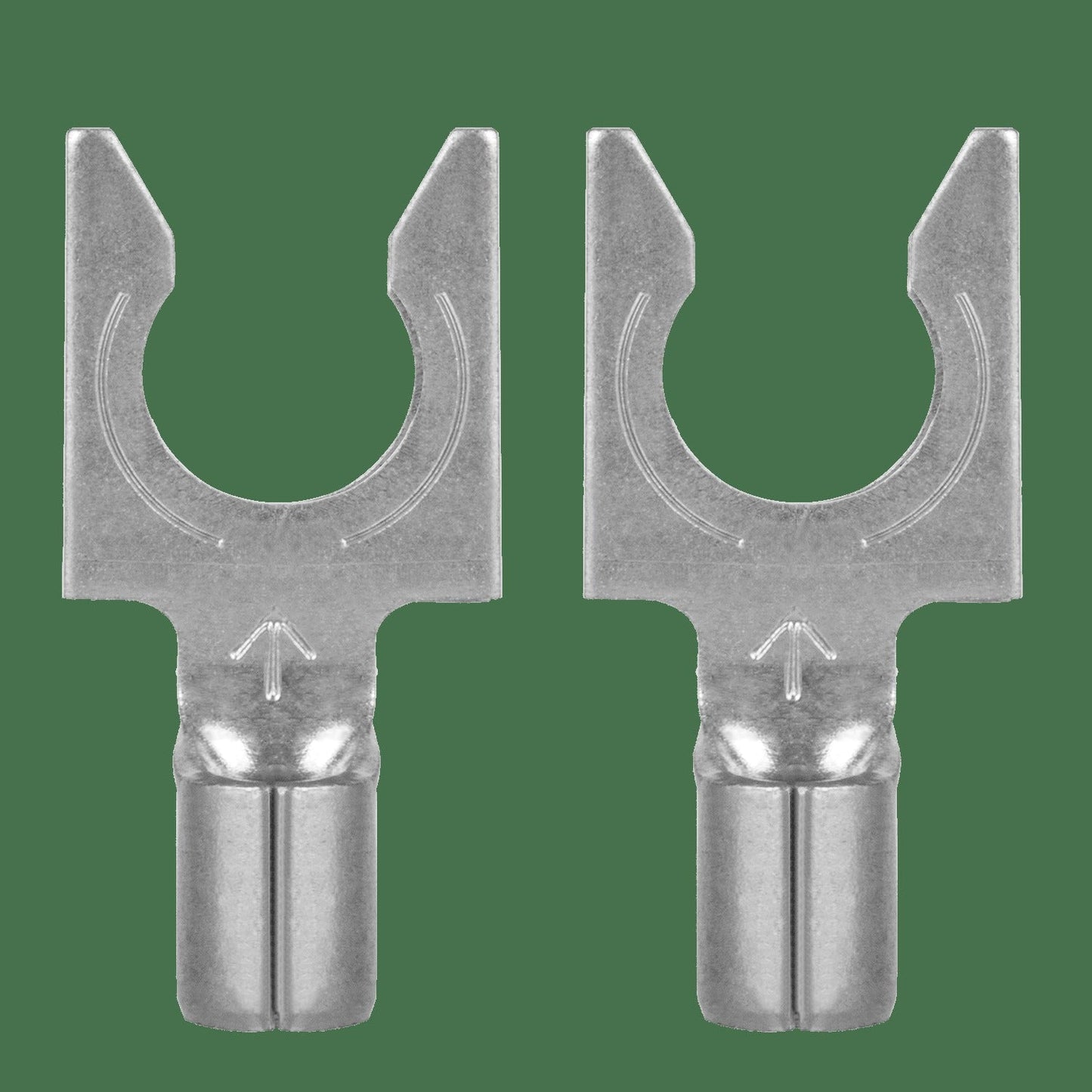 AudioQuest 1010 Spade Connectors – Fits 3/16" Binding Posts (Supports up to 10 AWG)