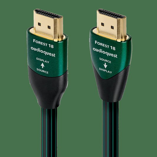 AudioQuest Forest 18 2.0b HDMI Cable - 4K/8K Ultra HD, In-Wall Rated, High-Speed, 18Gbps, HDR, eARC
