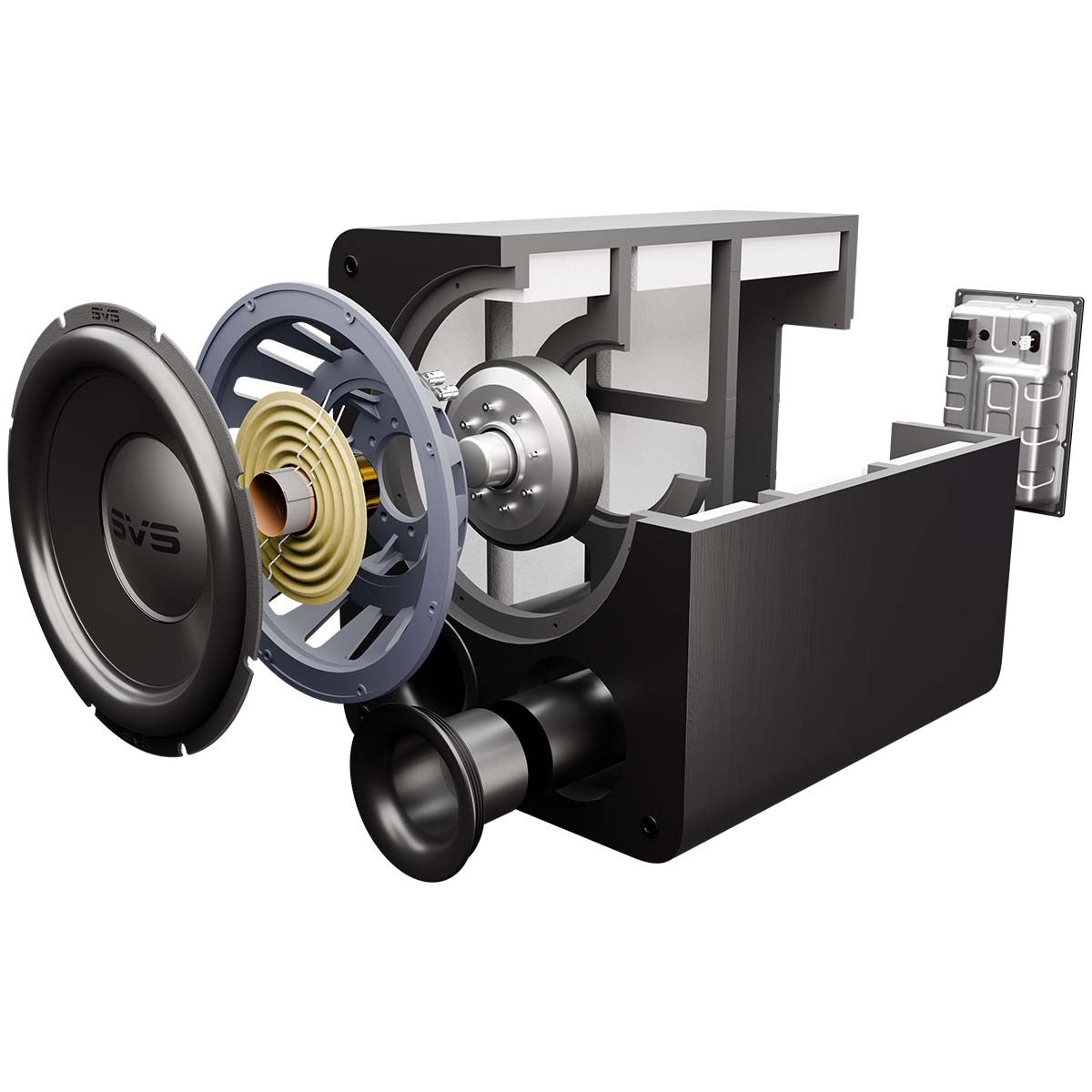 SVS PB-3000 R|Evolution 13" Subwoofer - Black Ash