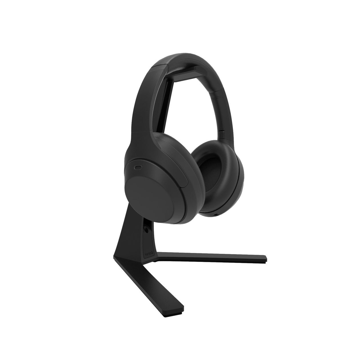 Kanto H3 Universal Desktop Headset Stand with Silicone Padding and Adapter Holder