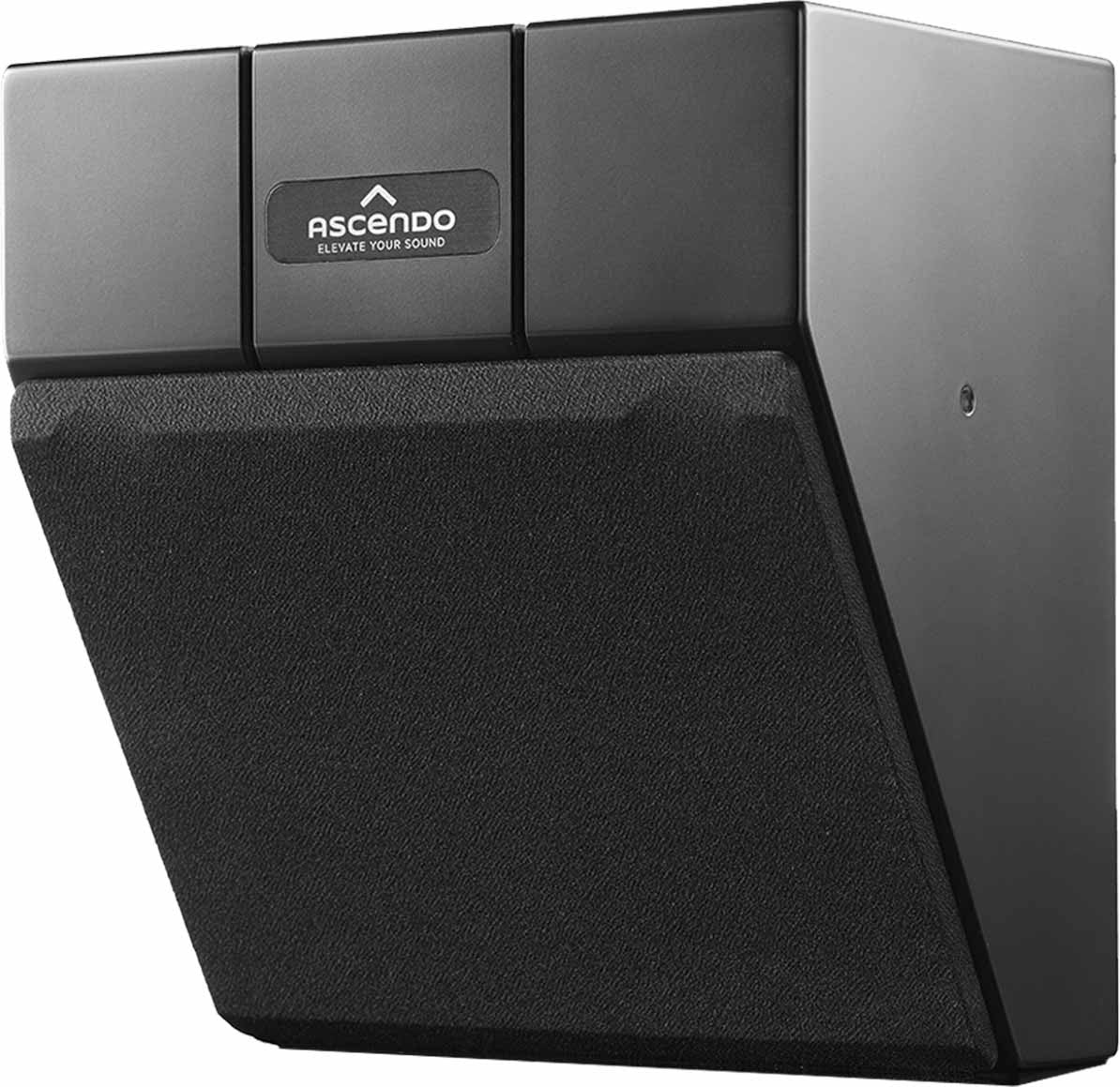 Ascendo Audio The6 Passive Wedge 30 On-Wall Loudspeaker - Black/Black Grille - Each