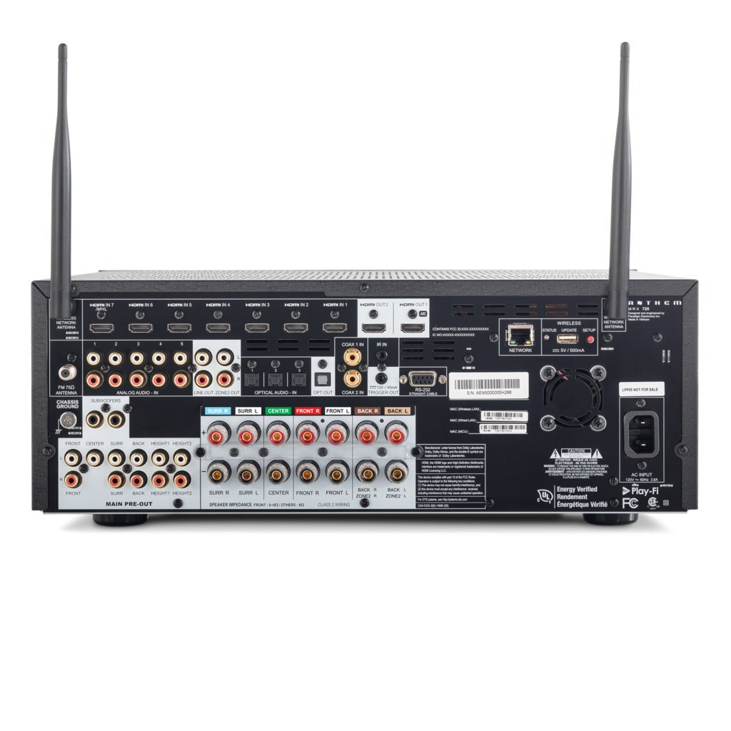 Anthem MRX 720 Multi Channel Receiver - Factory Refurbished